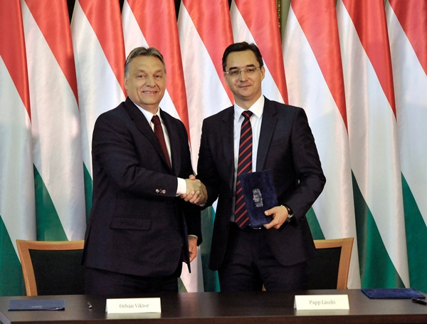 Orbán Viktor, Magyarország miniszterelnöke és Papp László, Debrecen polgármestere 