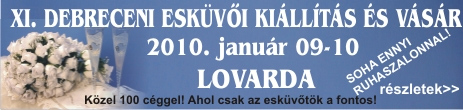Debreceni Esküvői Kiállítás és Vásár