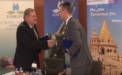 A hajdúszoboszlói Hungarospa vezérigazgatója a Magyar Fürdőszövetség elnökeként írt alá stratégiai szerződést