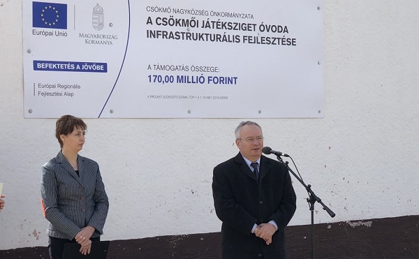 Új óvoda Csökmőn, bölcsőde Szerepen