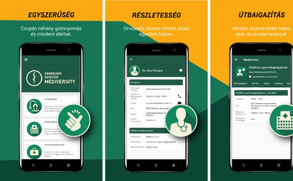 Angol nyelven is elérhető egészségügyi applikáció a Debreceni Egyetemen